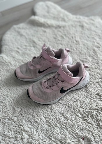 Kız Çocuk Pembe Spor Ayakkabı Cırt Cırtlı - Görsel 2