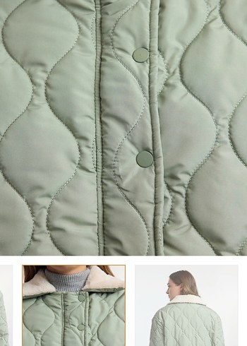 Düğmeli Midi Kadın Mont - Görsel 4