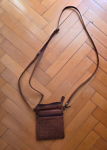 Kahverengi Deri Kadın Çanta - Görsel 2