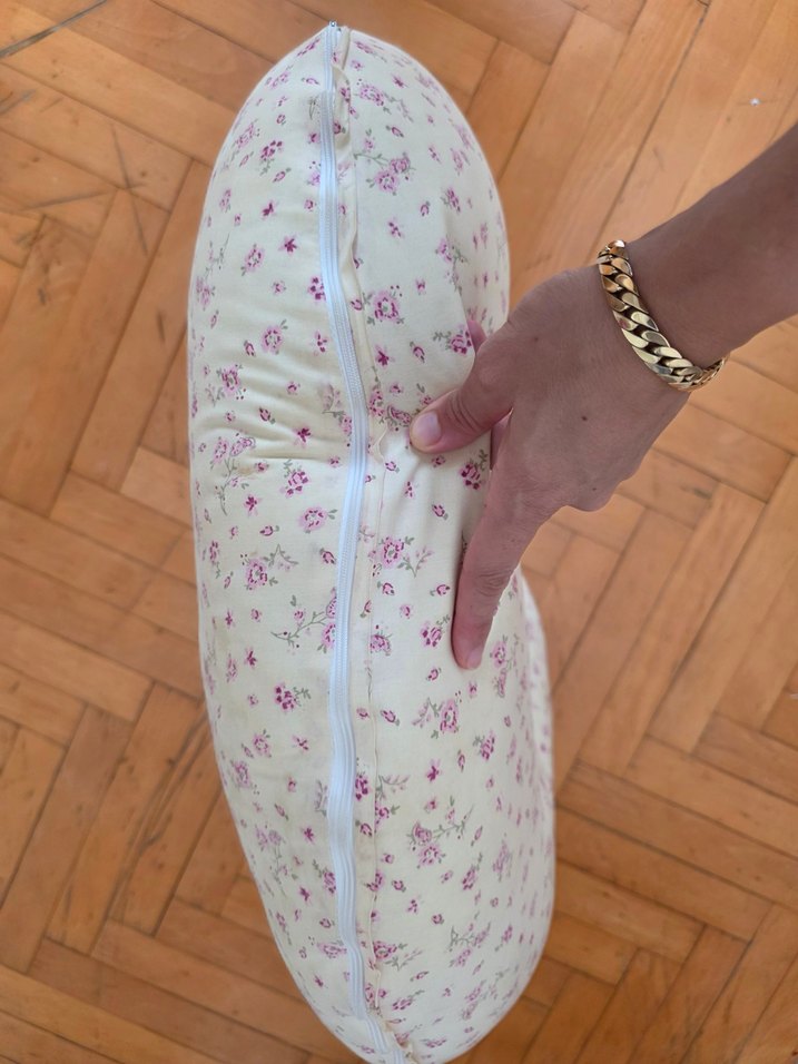 Çiçek Desenli Hamile ve Emzirme Yastığı - Görsel 2