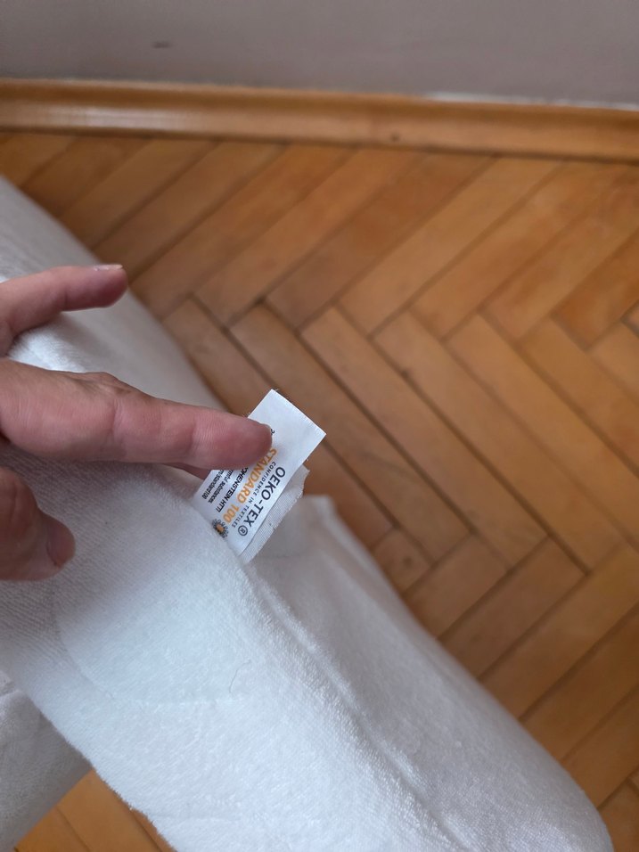 Beyaz Dalga Desenli Yumuşak reflu yatagi - Görsel 2