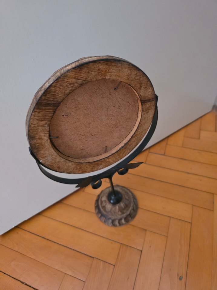 Bej Renkli Dekoratif Yuvarlak Ayna - Görsel 5