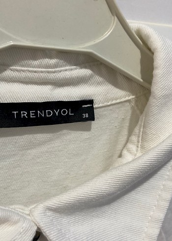 Kadın Beyaz Keten Kısa Kollu Tulum - Görsel 2