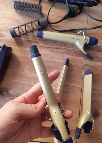 Beden Philips Saç Şekillendirici Seti ince maşa düzleştirici