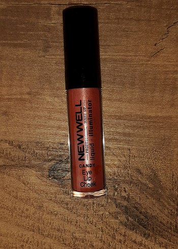 Beden turuncu Renk Newwell Parlatıcı Likit aydınlatıcı Ruj far highlighter