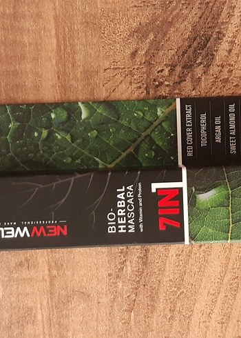 New Well Bio Herbal Maskara organik yağ