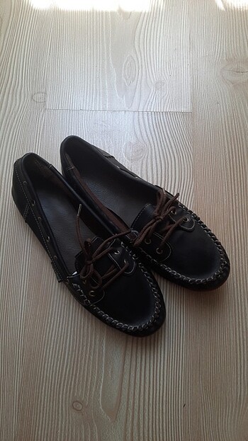 Acı kahverengi deri timberland babet 37 numara