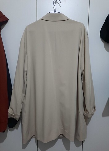 H&M H&M bej oversize blazer ceket