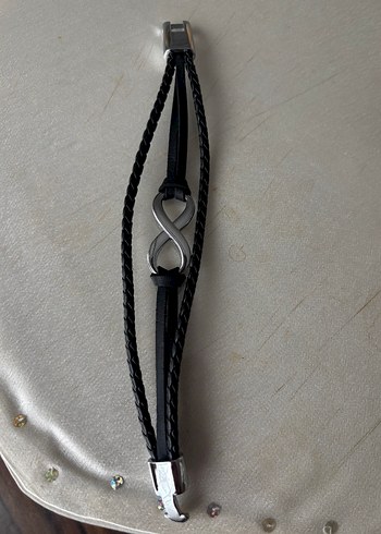 Siyah Erkek Gotik Sonsuzluk Bileklik - Görsel 7