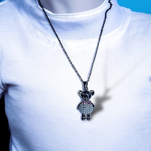 Accessorize Pandora ayıcık kolye