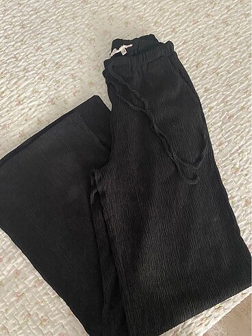 Siyah koton pantolon