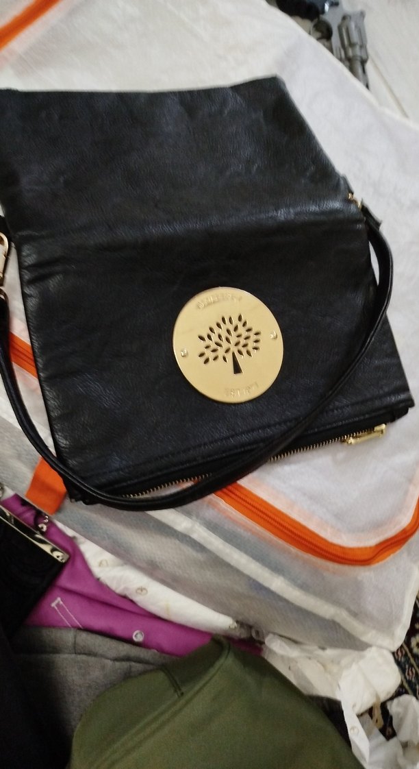 siyah deri canta - Görsel 3