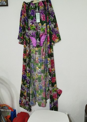 Bohem Renkli Mini Kadın Mayo - Görsel 5