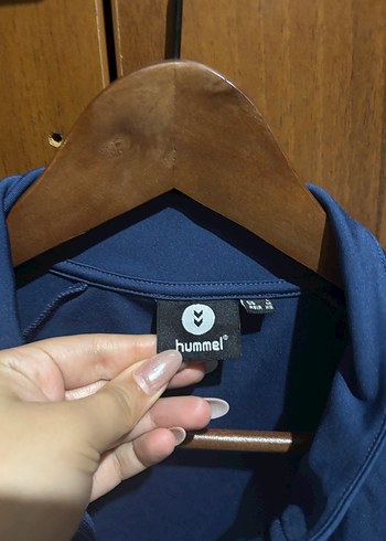 Fermuarlı Lacivert Yüksek Yakalı Kadın Spor Üstü - Görsel 5