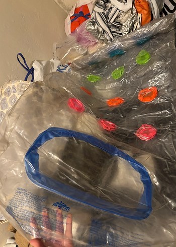 Çocuklar İçin Pastel Renkli Şişme Havuz Minderi - Görsel 2