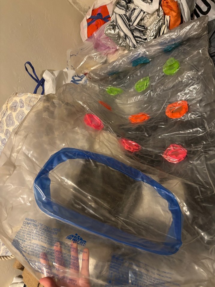 Çocuklar İçin Pastel Renkli Şişme Havuz Minderi - Görsel 2