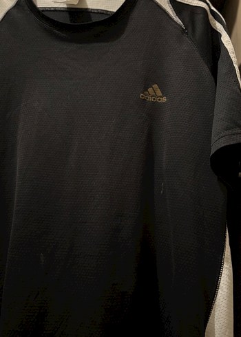 Adidas Siyah Beyaz Kısa Kollu Spor Tişört - Görsel 4