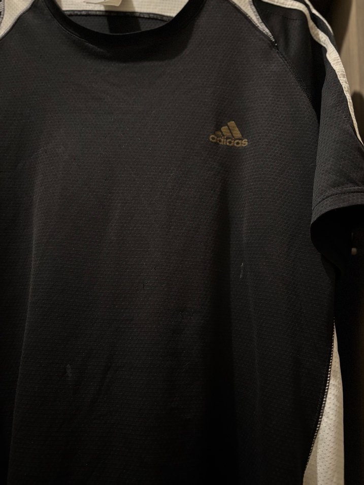 Adidas Siyah Beyaz Kısa Kollu Spor Tişört - Görsel 4