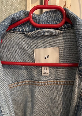 H&M Mavi Kadın Denim Ceket - Görsel 5