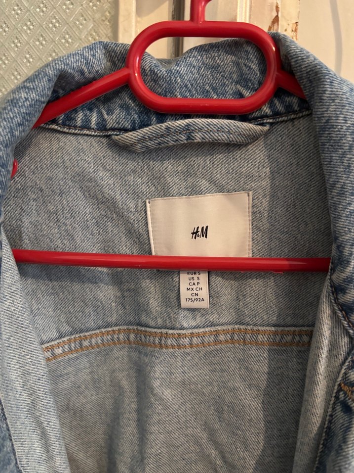H&M Mavi Kadın Denim Ceket - Görsel 5