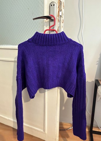 DeFacto Mor Boğazlı Triko Kadın Kazak - Görsel 5