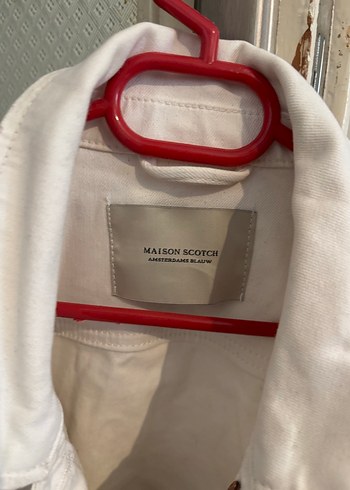 Beyaz Kadın Denim Ceket - Günlük Stil - Görsel 3