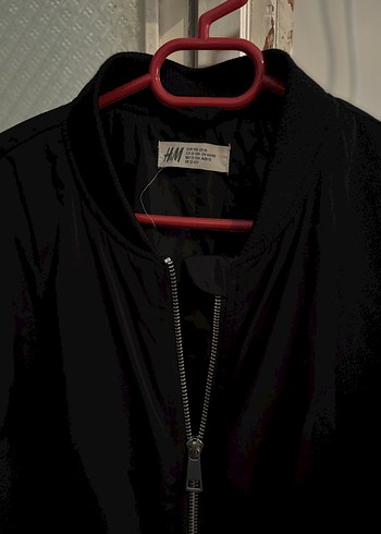 H&M Kadın Siyah Bomber Ceket - Görsel 3