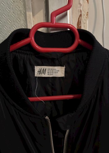 H&M Kadın Siyah Bomber Ceket - Görsel 5