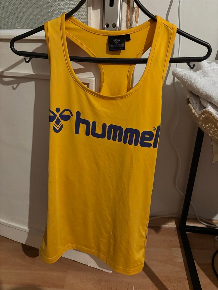 Sarı Hummel Baskılı Spor Atlet - Görsel 2