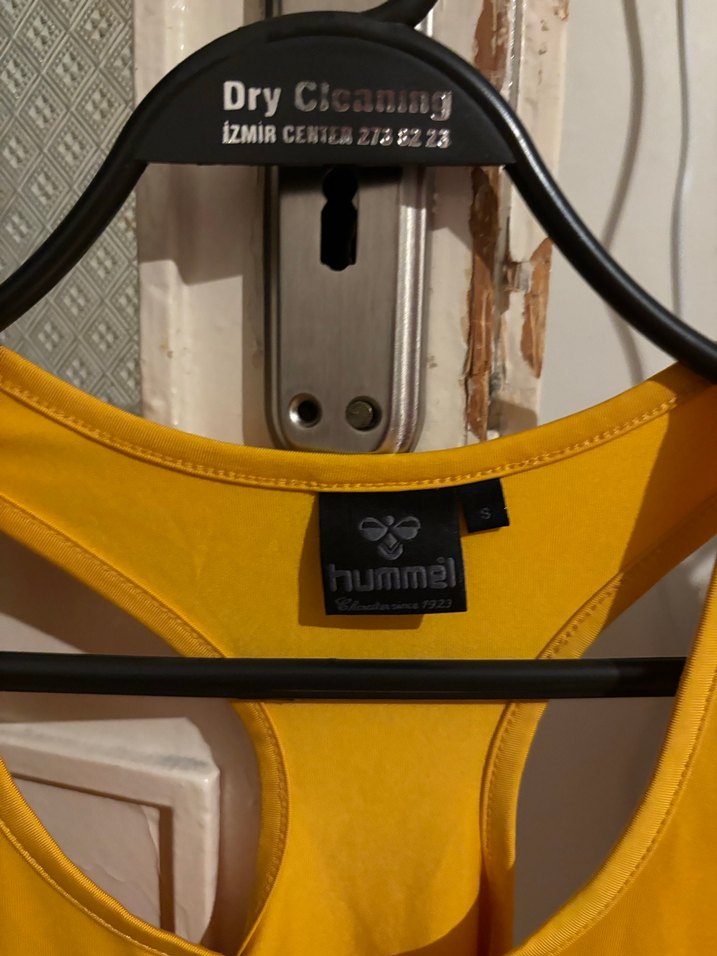 Sarı Hummel Baskılı Spor Atlet - Görsel 4