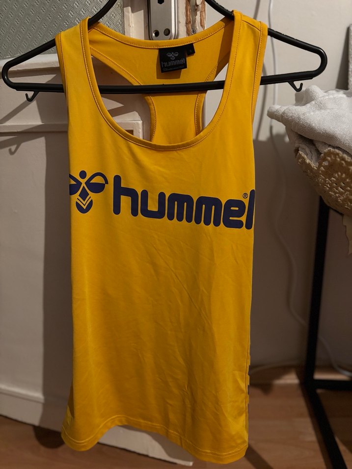 Sarı Hummel Baskılı Spor Atlet - Görsel 3