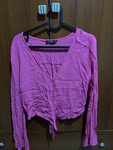 Bershka pembe gömlek