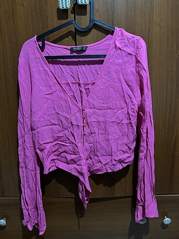 Bershka Bershka pembe gömlek