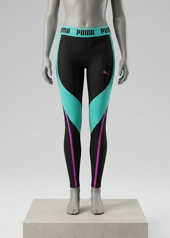 Puma Renkli Spor Tayt