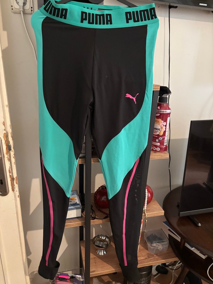 Puma Renkli Spor Tayt — görsel 3/7