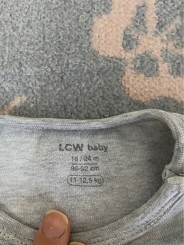 18-24 Ay Beden Lcwaikiki kadife pijama