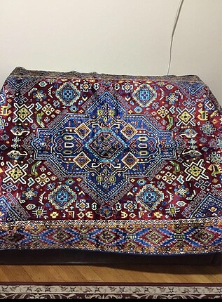 VİNTAGE İPEK KADİFE DUVAR HALISI