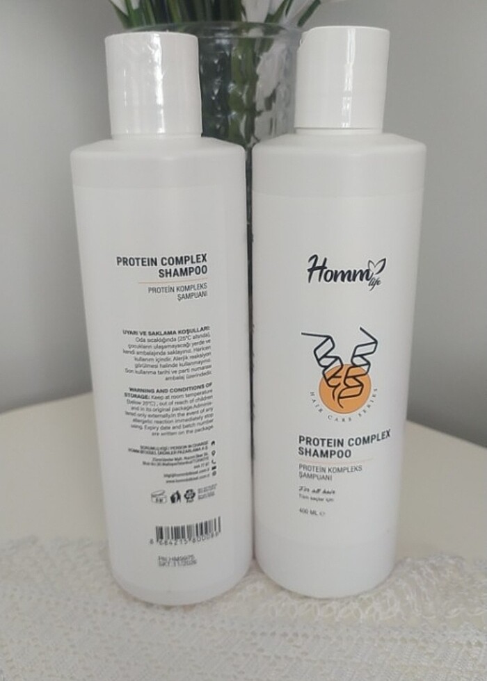 Homm bitkisel protein complex şampuan  - Görsel 4