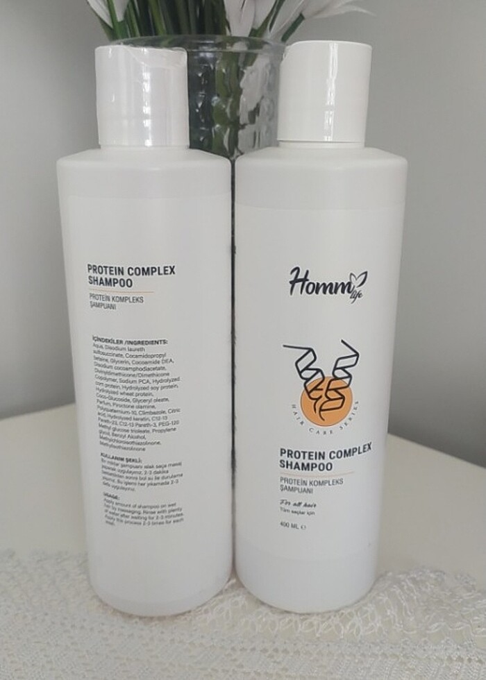 Homm bitkisel protein complex şampuan  - Görsel 5