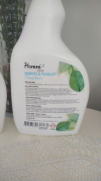 Homm bitkisel banyo WC ve leke cikarici - Görsel 4