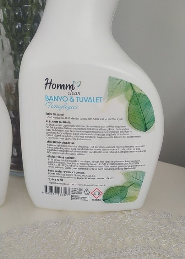 Homm bitkisel banyo WC ve leke cikarici - Görsel 4