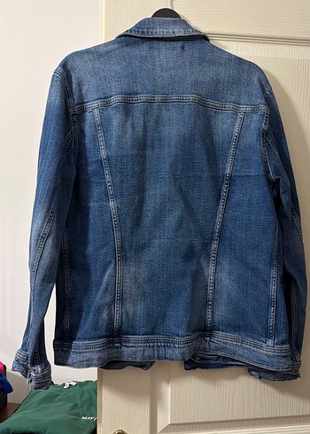Erkek
 Mavi Denim Ceket, Düğmeli, Rahat Kesim - Görsel 2