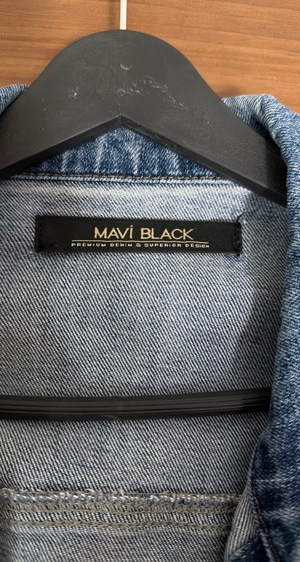 Erkek
 Mavi Denim Ceket, Düğmeli, Rahat Kesim - Görsel 3