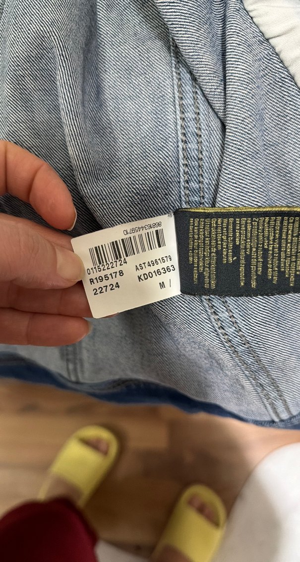 Erkek
 Mavi Denim Ceket, Düğmeli, Rahat Kesim - Görsel 5