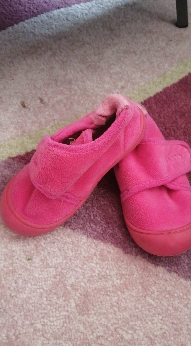 Kız Çocuk Pembe Polar Ev Terliği - Görsel 3