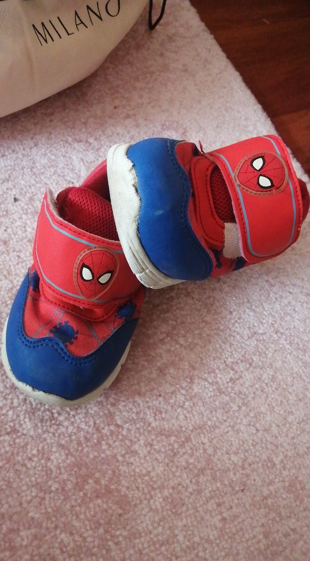 Renkli Örümcek Adam Desenli Erkek Çocuk Spor Ayakkabı - Görsel 2