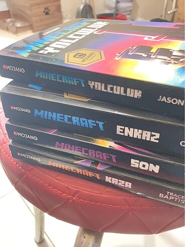 minecraft kitap 4'lü set