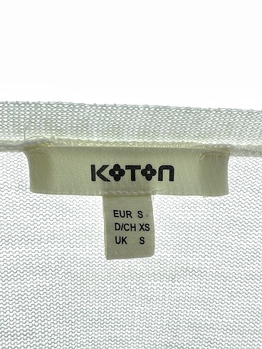 s Beden beyaz Renk Koton Bluz %70 İndirimli.