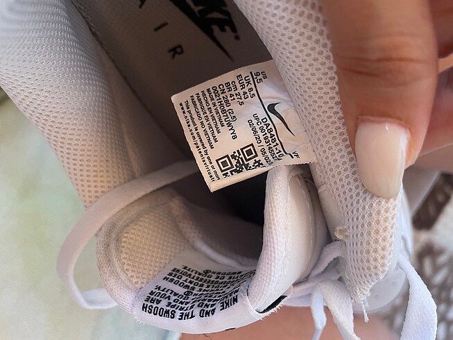 42 Beden beyaz Renk Nike aır force ayakkabı