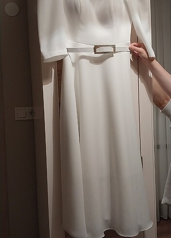 36 Beden beyaz Renk Beyaz nikah elbise